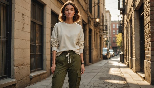 Les meilleurs pantalons cargo pour femme : style et confort incontournables